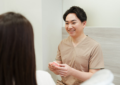 目立ちにくく、通院回数が少ない