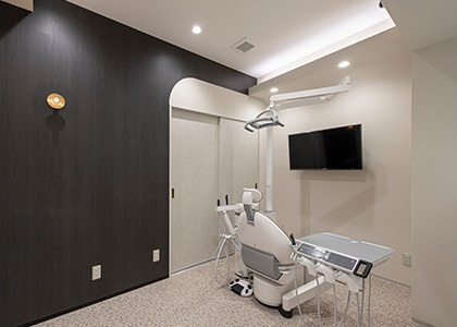 完全個室によるプライベート空間